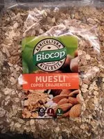 Mängden socker i Muesli copos crujientes