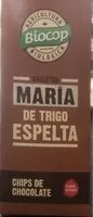 Mängden socker i Galetes Maria de Blat Espelta amb xips de xocolata
