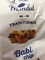 Mängden socker i Muffin babi traditional chip gocce di cioccolato