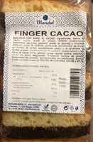 Mängden socker i Finger cacao