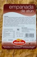 Mängden socker i Empanada de atún