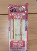 Mängden socker i Sandwich chorizo extra y queso