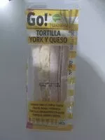 Mängden socker i Sándwich tortilla York y queso