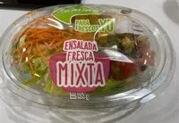 Mängden socker i Ensalada fresca mixta