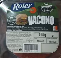 Mängden socker i Burger vacuno