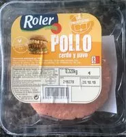 Mängden socker i Hamburguesa de pollo,cerdo y pavo