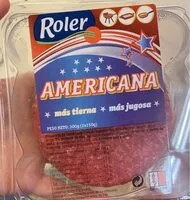 Mängden socker i Hamburguesa Americana