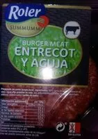 Mängden socker i Burger Meat entrecot y aguja