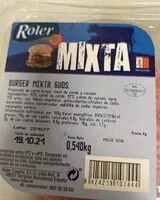 Mängden socker i Burger Mixta