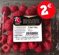 Mängden socker i Framboises