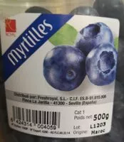 Mängden socker i Myrtille