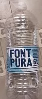 Mängden socker i Agua font pura 6l