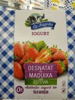 Mängden socker i Iogurt gust de maduixa desnatat amb estevia