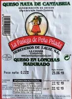 Mängden socker i Queso nata de Cantabria