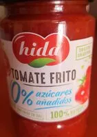 Mängden socker i Tomate frito 0% azúcares añadidos
