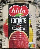 Mängden socker i Tomate frito Casero