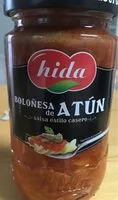 Mängden socker i Boloñesa de atún (cristal) 350 gr.