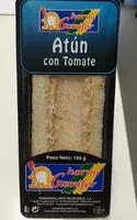 Mängden socker i Sandwich de atún con tomate