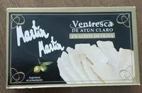 Mängden socker i Ventresca de atún claro en aceite de oliva