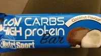 Mängden socker i Bar low carbs High protein Coconut Flavour