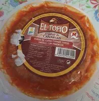 Mängden socker i Queso de Cabra curado graso untado con pimentón