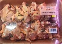 Mängden socker i Alitas de pollo marinadas