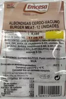 Mängden socker i Albóndigas cerdo vacuno