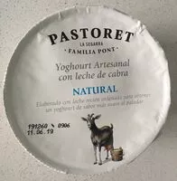 Mängden socker i Yogurt Natural con leche de cabra