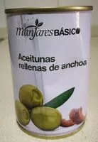 Mängden socker i Aceitunas rellenas de anchoa