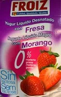 Mängden socker i Yogur líquido sin lactosa desnatado con fresa