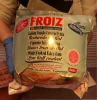 Mängden socker i Jamon cocido froiz reducido en sal