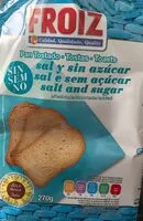 Mängden socker i Pan tostado sin sal y sin azúcar