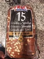 Mängden socker i Pan 15 Cereales y Semillas