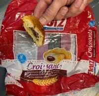 Mängden socker i Croissant relleno de crema de cacao