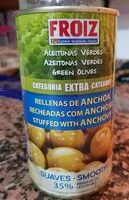 Mängden socker i Aceitunas verdes rellenas de anchoa