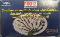 Mängden socker i Sardinas en aceite de oliva 20/25