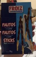 Mängden socker i Palitos de chocolate con leche