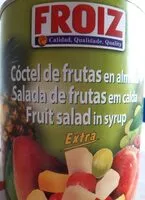 Mängden socker i cóctel de frutas en almíbar