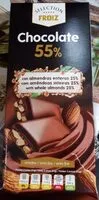 Mängden socker i Chocolate 55% con almendras enteras