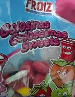 Mängden socker i Golosinas froiz