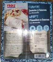 Mängden socker i Flautas Jamón y Bacon con queso