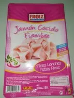 Mängden socker i Jamón cocido