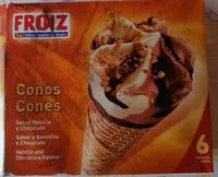 Mängden socker i Conos sabor vainilla y chocolate