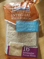 Mängden socker i Pan integral sin corteza