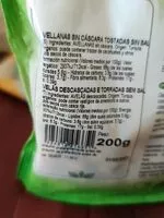 Mängden socker i Avellanas sin sal añadida