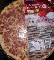 Mängden socker i Pizza jamón y queso