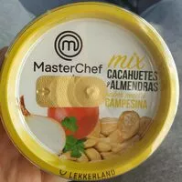Mängden socker i Mix cacahuetes y almendras sabor campesinas