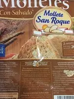 Mängden socker i Molletes con Salvado