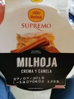 Mängden socker i Milhojas canela y crema
