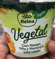Mängden socker i Postre vegetal con mango, piña y maracuyá